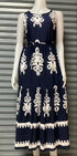Summer Casual Sleeveless Maxi Dress With Waist Tie